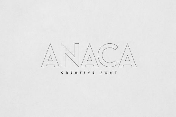 Anaca: A Versatile Display Font for Unique Branding