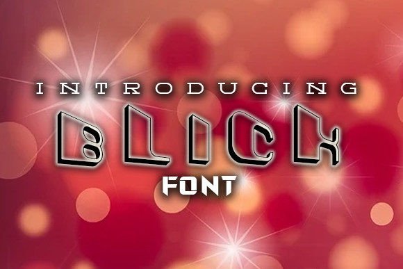 Blick: A Display Font Crafters and Creators Will Love