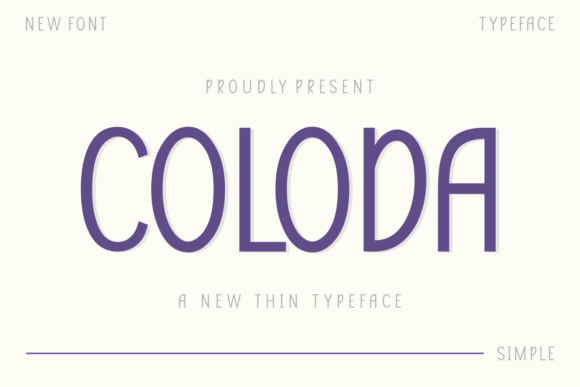 Coloda: A Display Typeface for Elevating Your Editorial Design