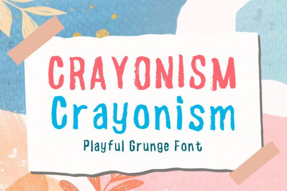 Crayonism: A Whimsical Font for Creative Projects