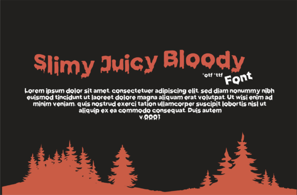 Creepy and Engaging: Slimy Juicy Bloody Font for Editorial Design