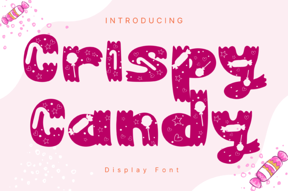 Crispy Candy: A Sweet Display Font for Creative Projects