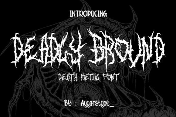 Deadly Ground: A Bold Display Font for Horror-Themed Campaigns