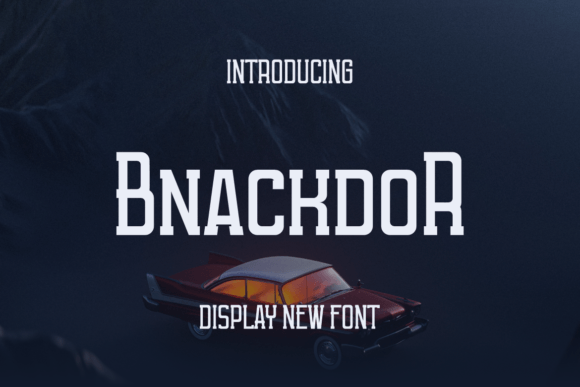 Discover Bnackdor: A Stylish Font for Modern Publishing