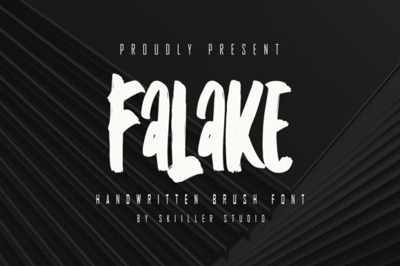 Discover Falake: A Stylish Handwritten Display Font for Branding