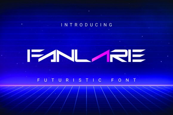 Discover Fanlare: A Futuristic Display Font for Modern Brands