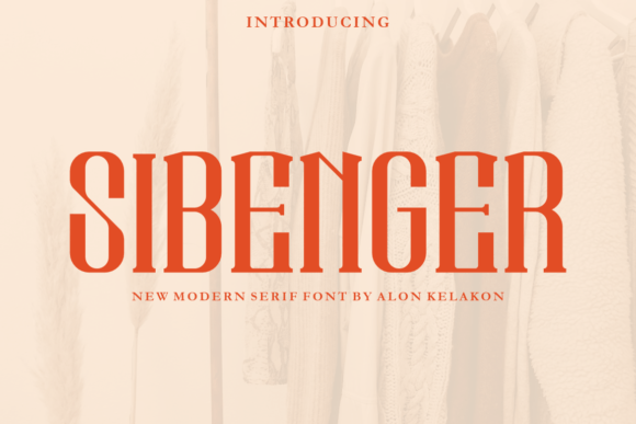 Discover Sibenger: A Stylish Display Font for Modern Web Design