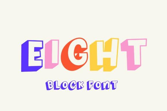 Eight: A Trendy Display Font for Modern Web Design