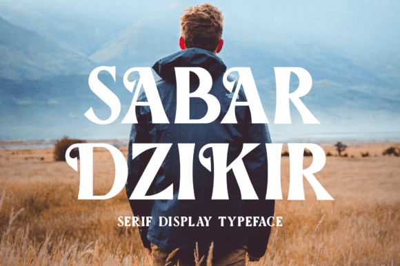 Enhance Your Brand with the Elegant Sabar Dzikir Font