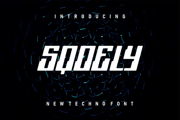Explore Sqoely: A Modern and Futuristic Display Font