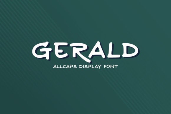 Gerald: A Handwritten Display Font for Unique Branding