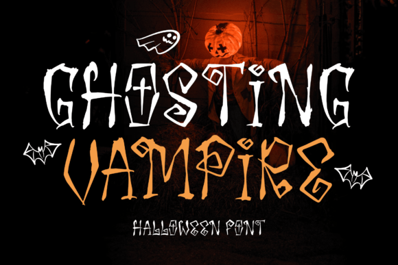 Ghosting Vampire: A Spooky Yet Elegant Font for Your Brand