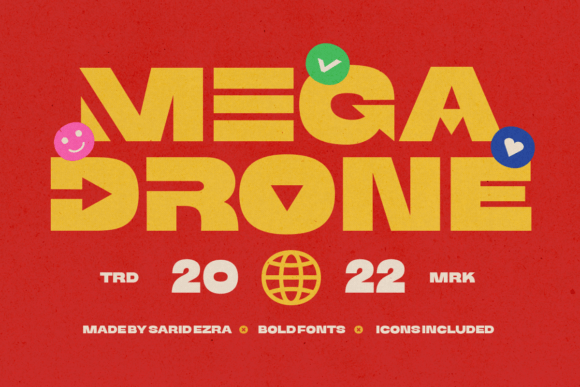 Introducing Mega Drone: A Bold Display Font for Web Design