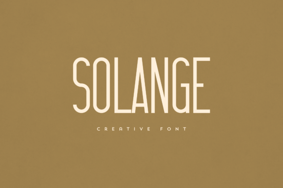 Introducing Solange: A Versatile Display Typeface for Editorial Design