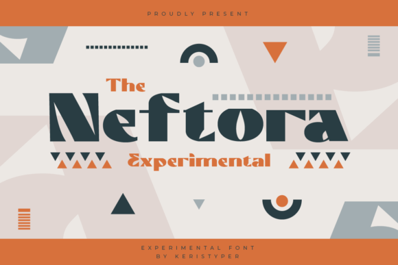 Neftora: A Modern Display Typeface for Bold Editorial Design