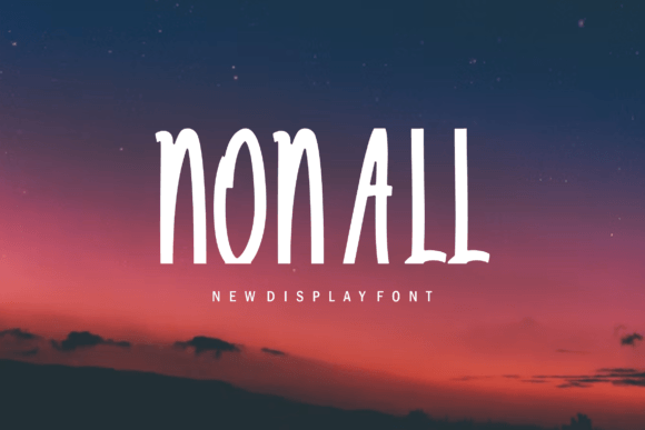 Nonall: A Charming Display Font for Creative Campaigns