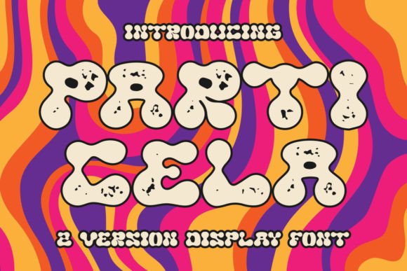 Particela: A Groovy Display Font for Editorial Design
