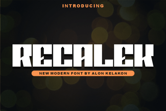 Recalke: Elevate Your Campaigns with This Modern Display Font