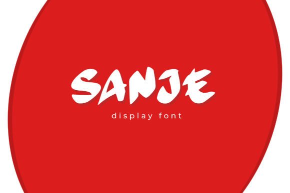 Sanje: A Modern Japanese Display Font for Editorial Design