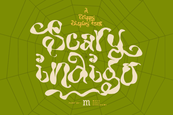 Scary Indigo: A Display Font That Elevates Branding Projects