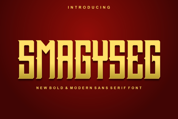 Smagyseg: A Display Font Built for Creative Small Businesses