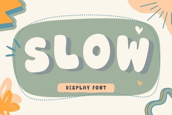 The Slow Font: A Fun and Friendly Typeface for Handmade Products