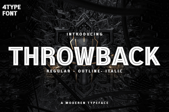 Throwback: A Display Font Built for Digital Confidence